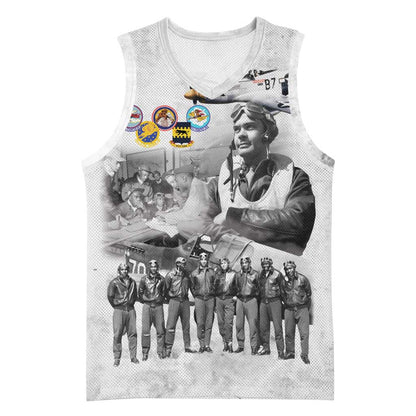 Legends of the Red Tails Basketball Jersey Freedom Flyers Retro Style LT15