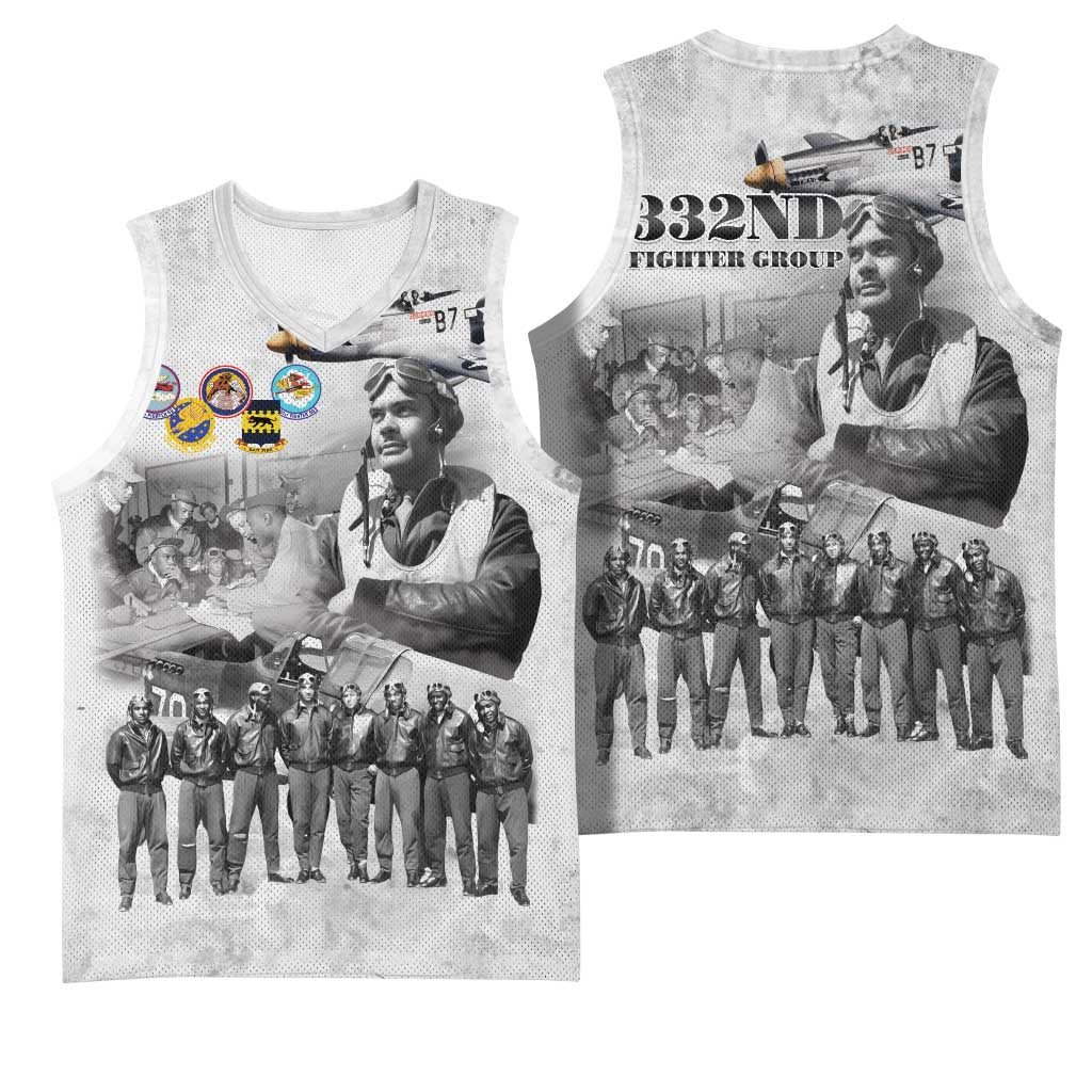 Legends of the Red Tails Basketball Jersey Freedom Flyers Retro Style LT15