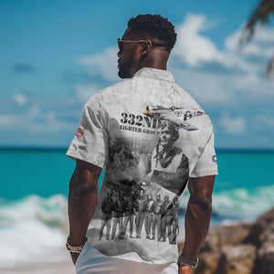 Legends of the Red Tails Hawaiian Shirt Freedom Flyers Retro Style - African Pride