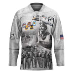 Red Tails Aviators Hockey Jersey WWII Heroes Tribute Retro Style