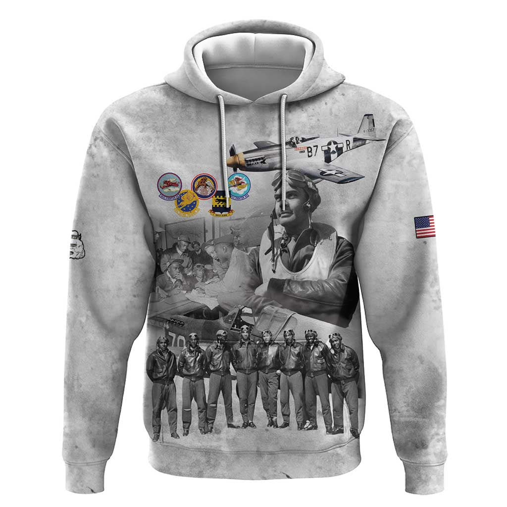 Legends of the Red Tails Hoodie Freedom Flyers Retro Style - African Pride