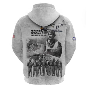 Legends of the Red Tails Hoodie Freedom Flyers Retro Style - African Pride