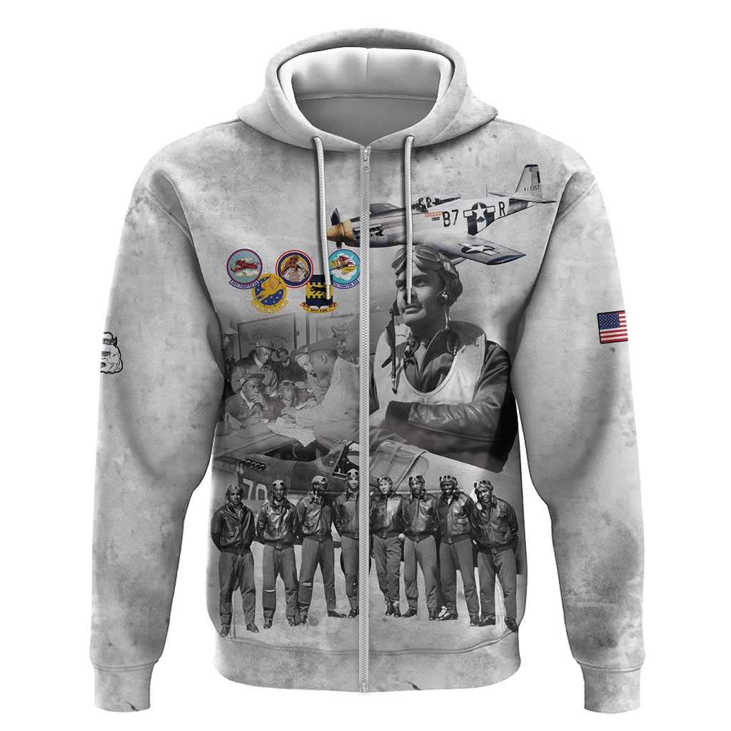 Legends of the Red Tails Hoodie Freedom Flyers Retro Style - African Pride