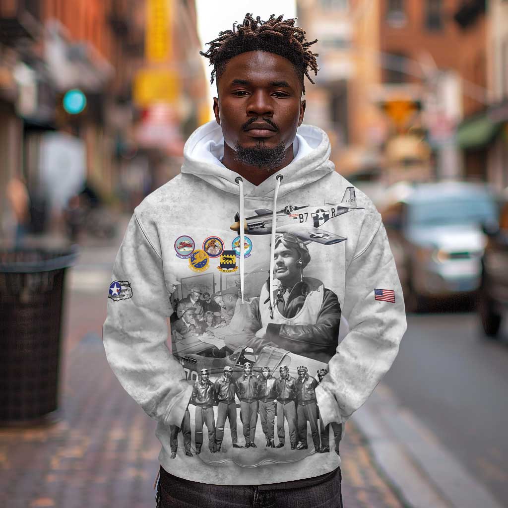 Legends of the Red Tails Hoodie Freedom Flyers Retro Style - African Pride