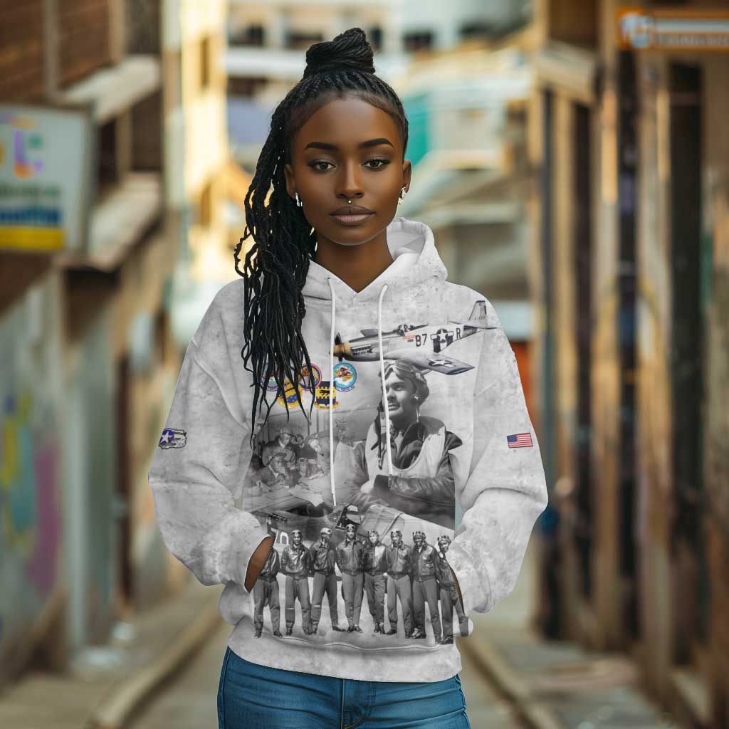 Legends of the Red Tails Hoodie Freedom Flyers Retro Style - African Pride