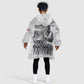 Legends of the Red Tails Kid Wearable Blanket Hoodie Freedom Flyers Retro Style - African Pride