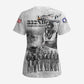 Legends of the Red Tails Scrub Top Freedom Flyers Retro Style - African Pride