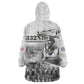 Legends of the Red Tails Wearable Blanket Hoodie Freedom Flyers Retro Style - African Pride
