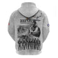 Legends of the Red Tails Zip Hoodie Freedom Flyers Retro Style - African Pride