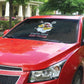 Tuskegee Airmen Red Tails Auto Sun Shade 301st Fighter Squadron - Black