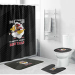 Tuskegee Airmen Red Tails Bathroom Set 301st Fighter Squadron - Black