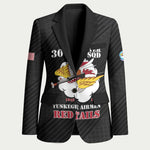 Personalized Tuskegee Airmen Red Tails Blazer 301st Fighter Squadron - Black