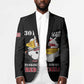 Personalized Tuskegee Airmen Red Tails Blazer 301st Fighter Squadron - Black