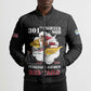 Personalized Tuskegee Airmen Red Tails Bomber Puffer Jacket 301st Fighter Squadron - Black
