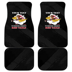 Personalized 301st Fighter Squadron WWII Car Mats Red Tails Heritage - Black - African Pride