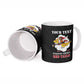 Personalized Tuskegee Airmen Red Tails Ceramic Mug 301st Fighter Squadron - Black