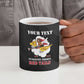 Personalized Tuskegee Airmen Red Tails Ceramic Mug 301st Fighter Squadron - Black