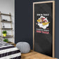 Personalized Tuskegee Airmen Red Tails Door Cover 301st Fighter Squadron - Black