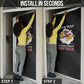 Personalized Tuskegee Airmen Red Tails Door Cover 301st Fighter Squadron - Black