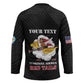 Personalized Tuskegee Airmen Red Tails Hockey Jersey 301st Fighter Squadron - Black