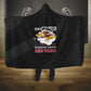 301st Fighter Squadron WWII Hooded Blanket Red Tails Heritage - Black - African Pride