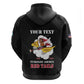 Personalized 301st Fighter Squadron WWII Hoodie Red Tails Heritage - Black - African Pride
