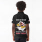 Personalized 301st Fighter Squadron WWII Kid Polo Shirt Red Tails Heritage - Black - African Pride