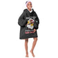 Personalized 301st Fighter Squadron WWII Kid Wearable Blanket Hoodie Red Tails Heritage - Black - African Pride