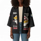 Personalized Tuskegee Airmen Red Tails Kimono 301st Fighter Squadron - Black