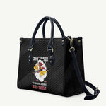 Tuskegee Airmen Red Tails Leather Bag 301st Fighter Squadron - Black
