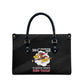 Tuskegee Airmen Red Tails Leather Bag 301st Fighter Squadron - Black