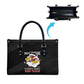 Tuskegee Airmen Red Tails Leather Bag 301st Fighter Squadron - Black