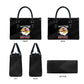 Tuskegee Airmen Red Tails Leather Bag 301st Fighter Squadron - Black
