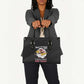 Tuskegee Airmen Red Tails Leather Bag 301st Fighter Squadron - Black