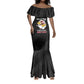 Personalized 301st Fighter Squadron WWII Mermaid Dress Red Tails Heritage - Black - African Pride