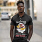 Personalized 301st Fighter Squadron WWII Polo Shirt Red Tails Heritage - Black - African Pride