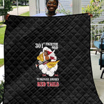 301st Fighter Squadron WWII Quilt Red Tails Heritage - Black - African Pride