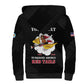 Personalized 301st Fighter Squadron WWII Sherpa Hoodie Red Tails Heritage - Black - African Pride