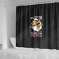 301st Fighter Squadron WWII Shower Curtain Red Tails Heritage - Black - African Pride