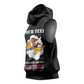 Personalized 301st Fighter Squadron WWII Sleeveless Hoodie Red Tails Heritage - Black - African Pride