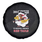 301st Fighter Squadron WWII Spare Tire Cover Red Tails Heritage - Black - African Pride