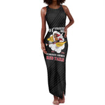 Personalized 301st Fighter Squadron WWII Tank Maxi Dress Red Tails Heritage - Black - African Pride