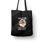 Tuskegee Airmen Red Tails Tote Bag 301st Fighter Squadron - Black