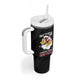 Personalized 301st Fighter Squadron WWII Tumbler With Handle Red Tails Heritage - Black - African Pride