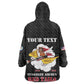 Personalized 301st Fighter Squadron WWII Wearable Blanket Hoodie Red Tails Heritage - Black - African Pride