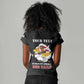 Personalized 301st Fighter Squadron WWII Women V-Neck T-Shirt Red Tails Heritage - Black - African Pride