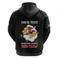 Personalized 301st Fighter Squadron WWII Zip Hoodie Red Tails Heritage - Black - African Pride