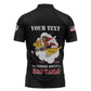 Personalized Tuskegee Airmen Red Tails Zipper Polo Shirt 301st Fighter Squadron - Black