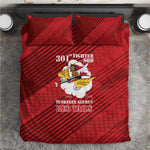 301st Fighter Squadron WWII Bedding Set Red Tails Heritage - Red - African Pride
