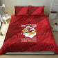 301st Fighter Squadron WWII Bedding Set Red Tails Heritage - Red - African Pride